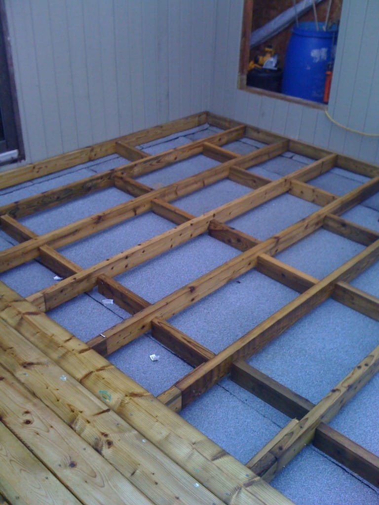 rénovation de toiture élastomère et construction de terrasse