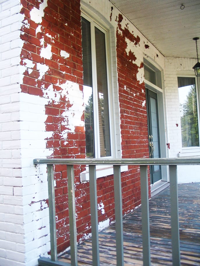 decapage-de-brique-montreal décapage d'une maison de briques