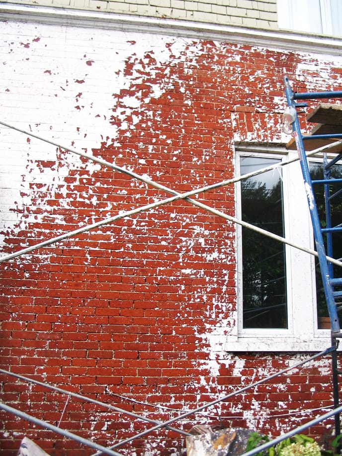 decapage-de-brique décapage de briques