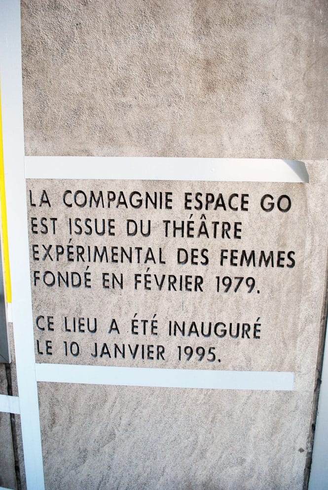 Détails architecturaux de la rénovation Espace GO