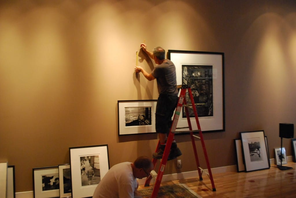accrochage d'oeuvre