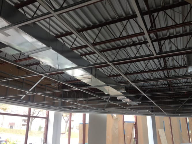 Travaux de systèmes intérieurs, gestion de projet, design, rénovation générale commerciale