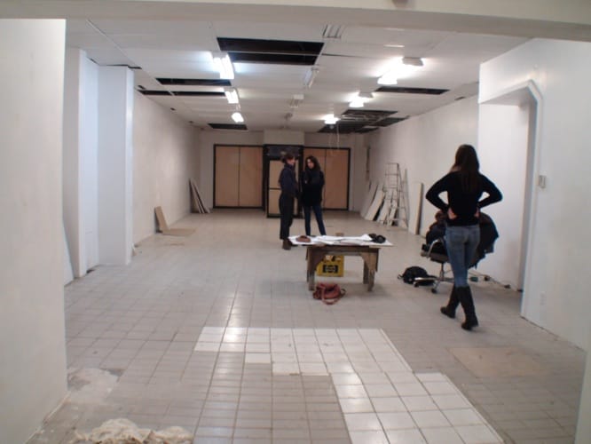 Retrait divisions, restructuration espace commercial