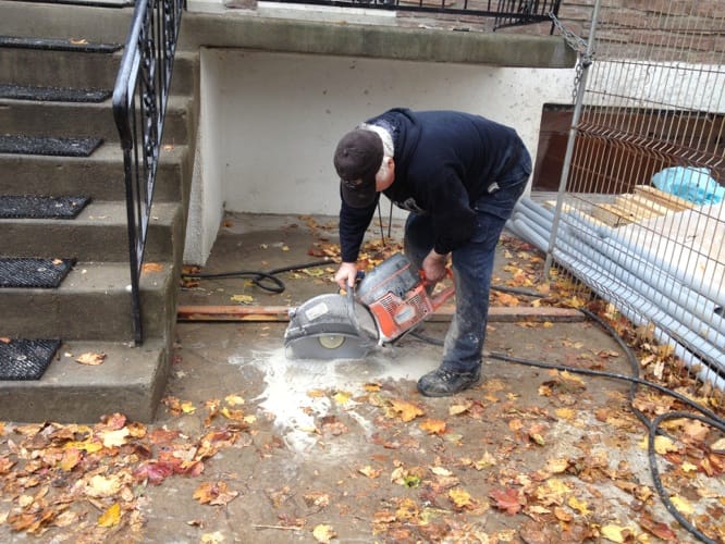 Travaux excavation imperméabilisation Villeray