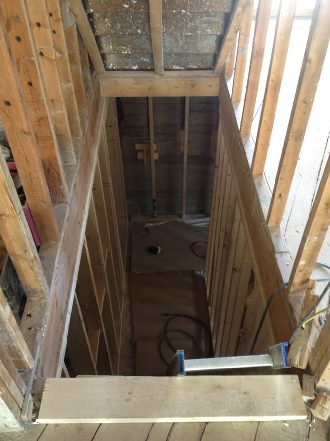 Conversion quadruplex - plan architectural divisions intérieures