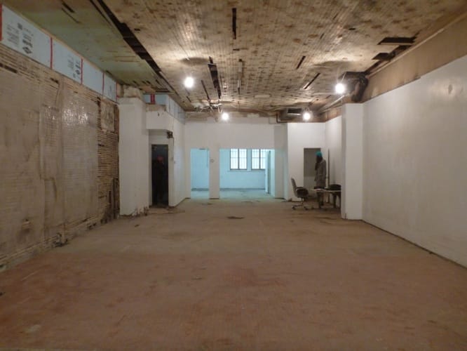 Résultat démolition, local commercial prêt rénovation