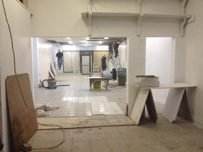 Dernières étapes démolition, gestion projet commerciale