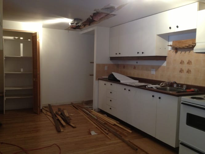 Inspection structure - démolition cottage Montréal