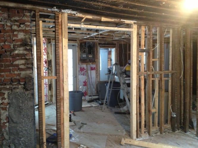 Ouverture cuisine - gestion chantier rénovation Montréal