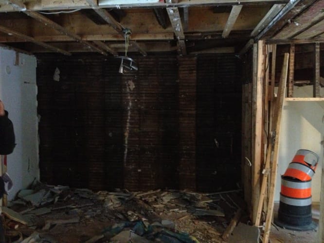 Espace vidé - préparation rénovation Montréal