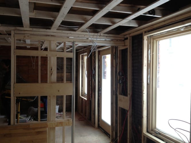 Escalier principal - réfection et intégration structure