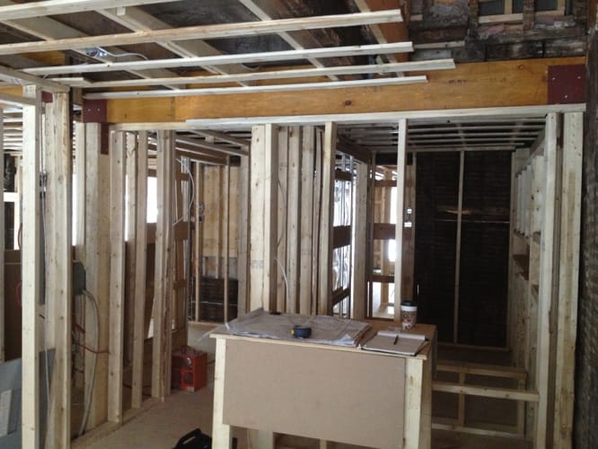 Nivellement planchers - phase structure résidentielle