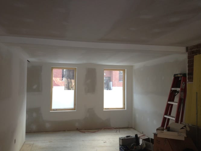 Retombées de plafond - Travaux systèmes intérieurs