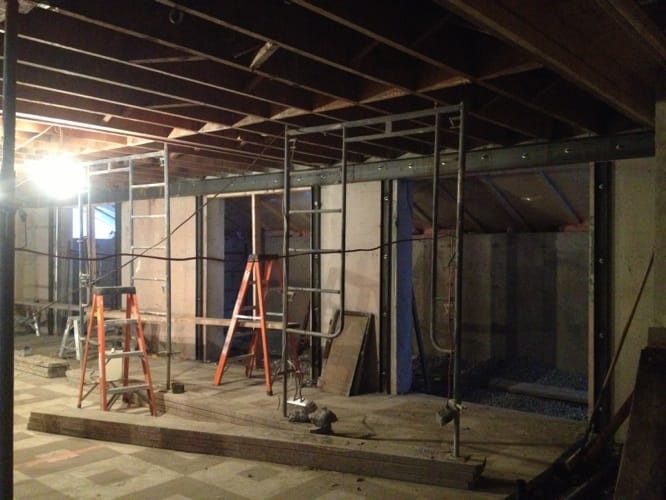 Installation des canalisations plancher radiant - Résidence Alexandra