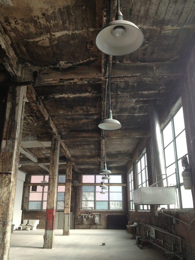 Vue générale chantier démolition restaurant