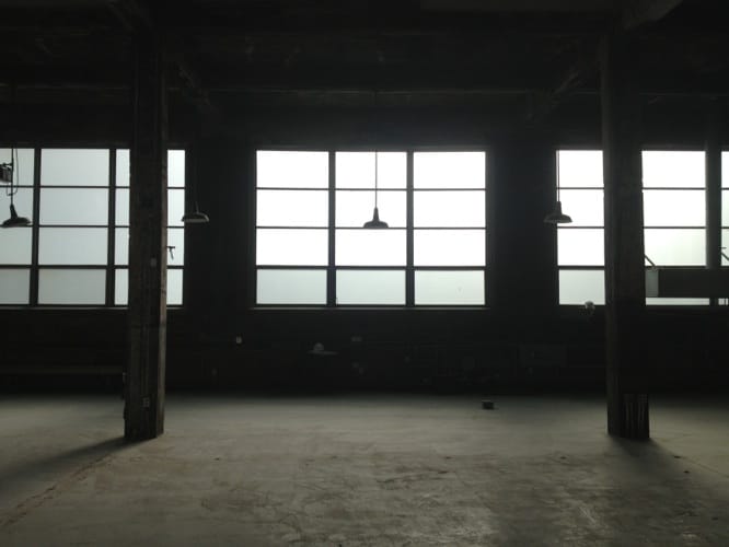 Vue finale chantier démoli restaurant Montréal