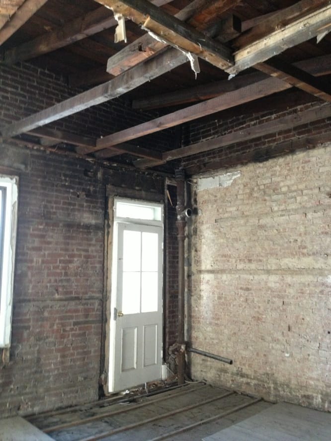 Vue verticale du chantier