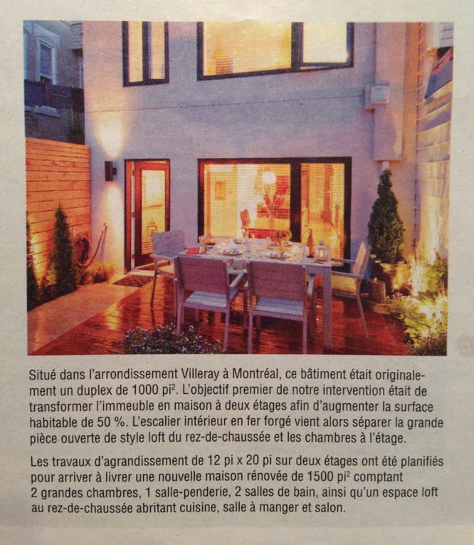 Domus, avantage plus, gestionnaire de projet de construction 