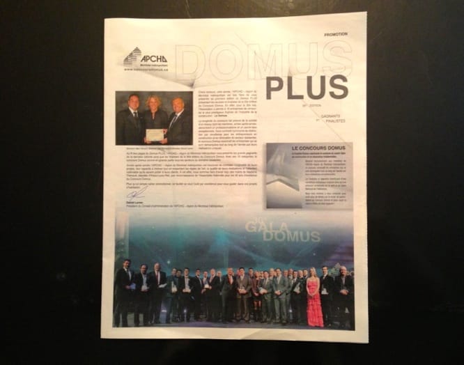 Domus, avantage plus, gestionnaire de projet de construction
