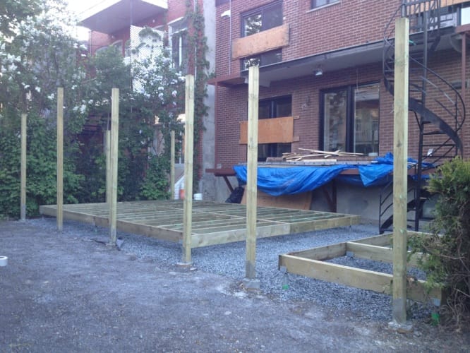 Progression terrasse et balcons - Mai 2013