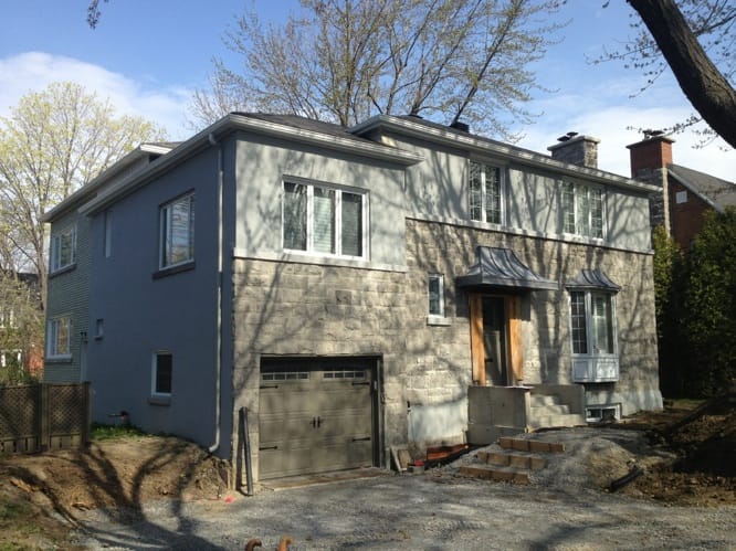 Installation pavé uni - Résidence Thornton