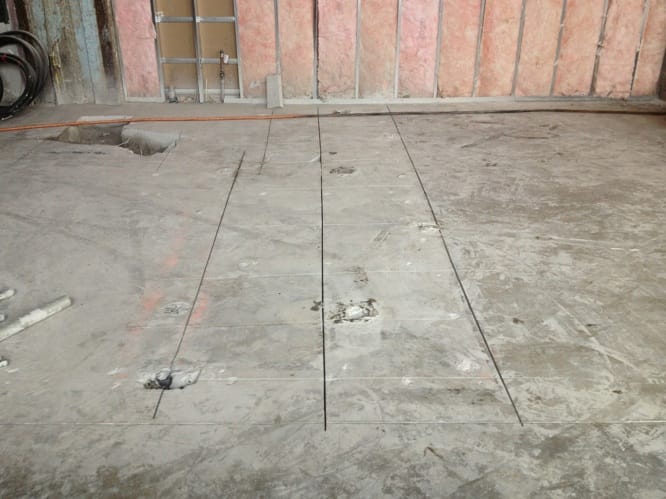 Dalles béton retirées - Gestion chantier Montréal