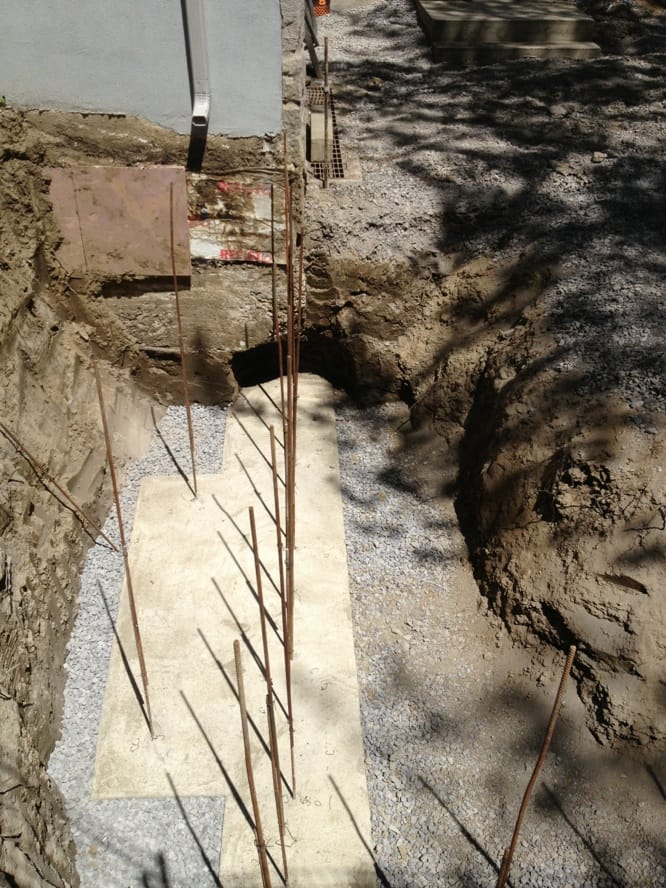 Murets béton et pavé uni - Projet restauration complète