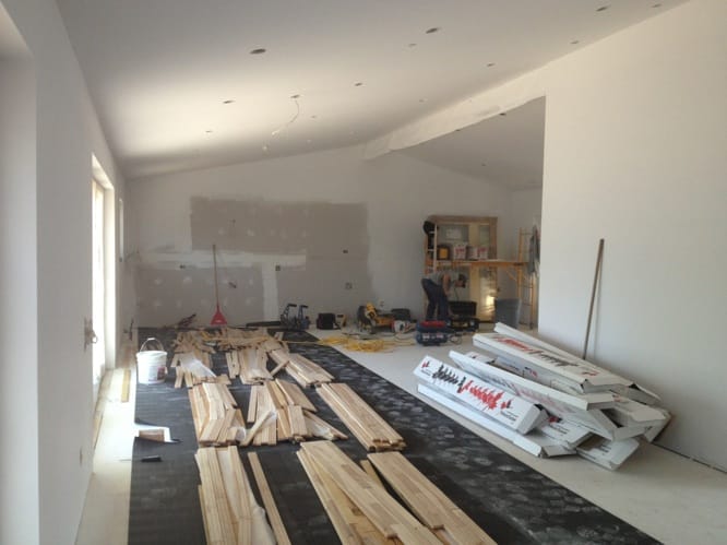 Détails des travaux de finition intérieure