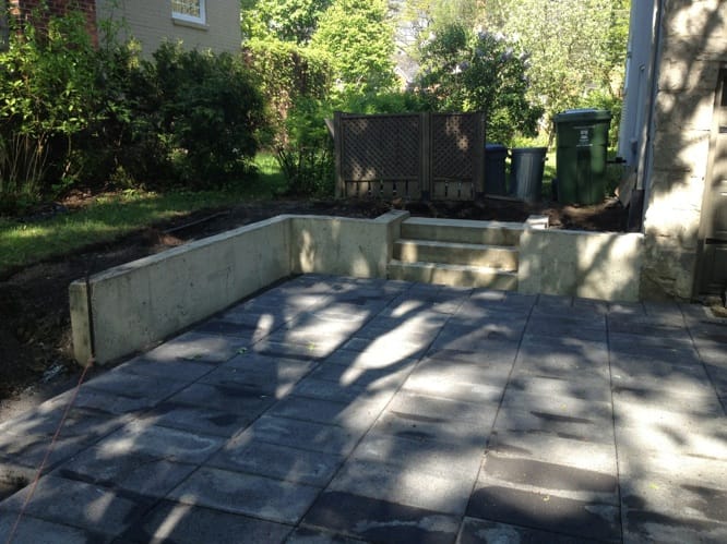 Zones de circulation - Pavé uni installé