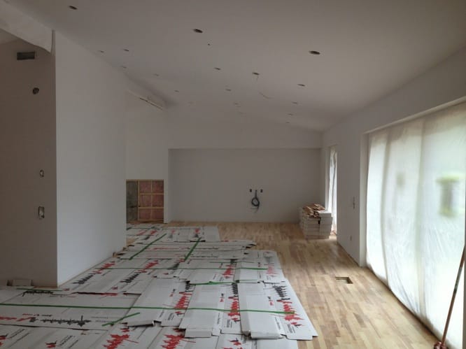 Avancement chantier résidentiel - Saint-Lambert Québec