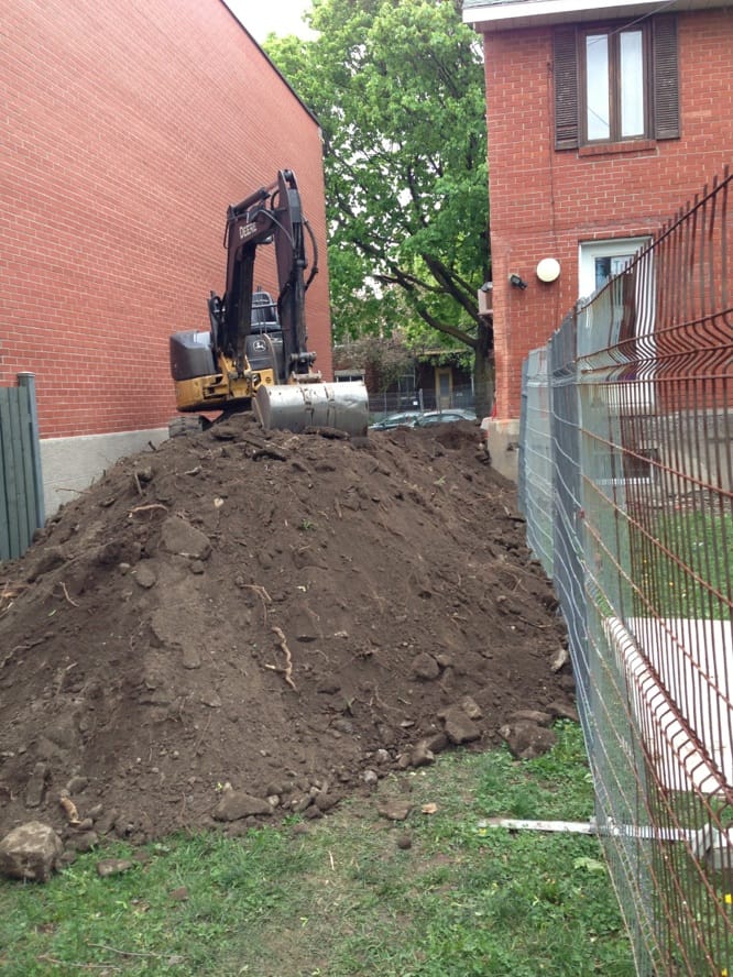 Préparation coffrage pour coulage béton