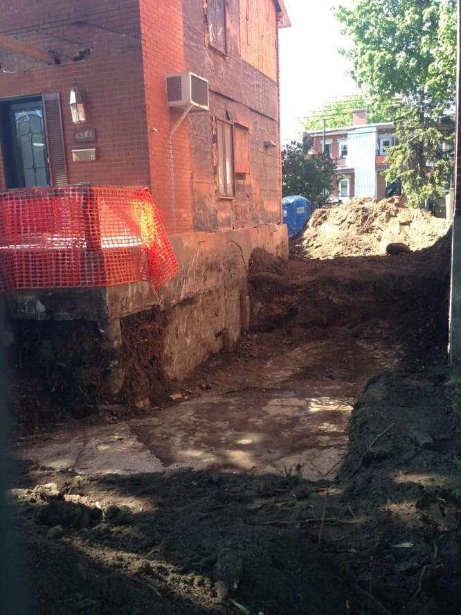 Documentation finale excavation - Prêt coulage béton
