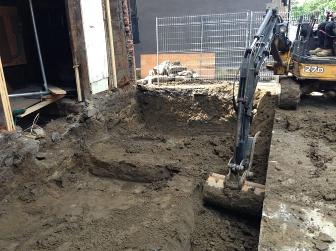 Coffrage structure fondation Mentana