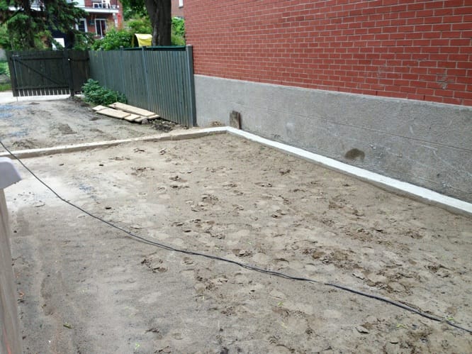 Coulée dalle sol final fondations – rénovation agrandissement