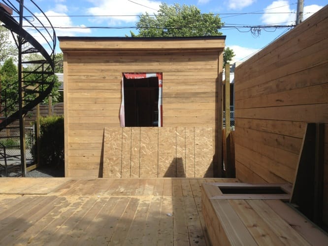 Installation balcons fibre de verre Résidence Foucher