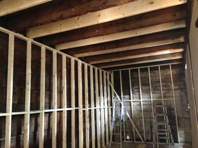 Travaux de charpente - Poutres laminées - Conversion duplex Plateau Mont-Royal