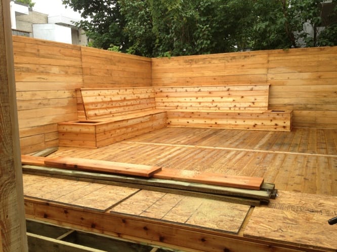 Finition balcons fibre de verre Villeray