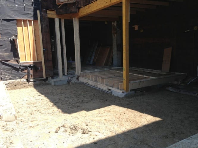 Remblai et travaux de charpente - Agrandissement de maison - Conversion de duplex Plateau Mont-Royal