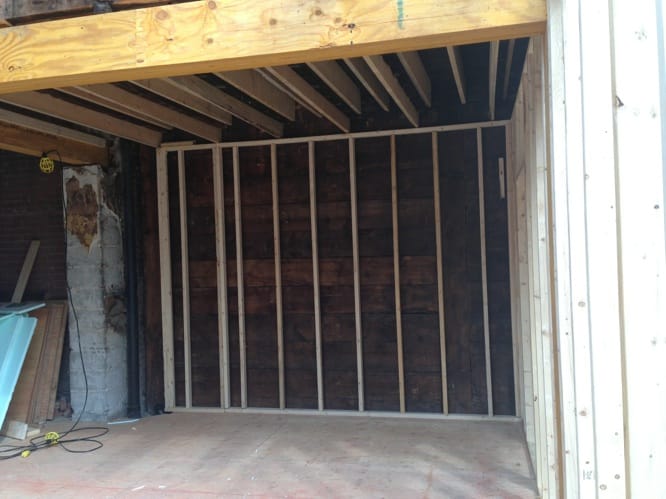 Détail construction - Plancher et colonnes