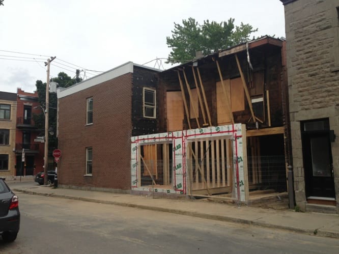 Charpente achevée - Prêt pour fermeture