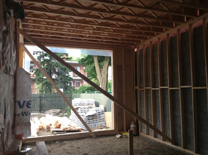 Progression travaux charpente juin 2013