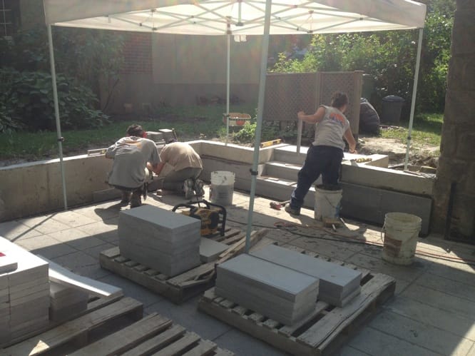 Restauration balcon arrière Résidence Thornton