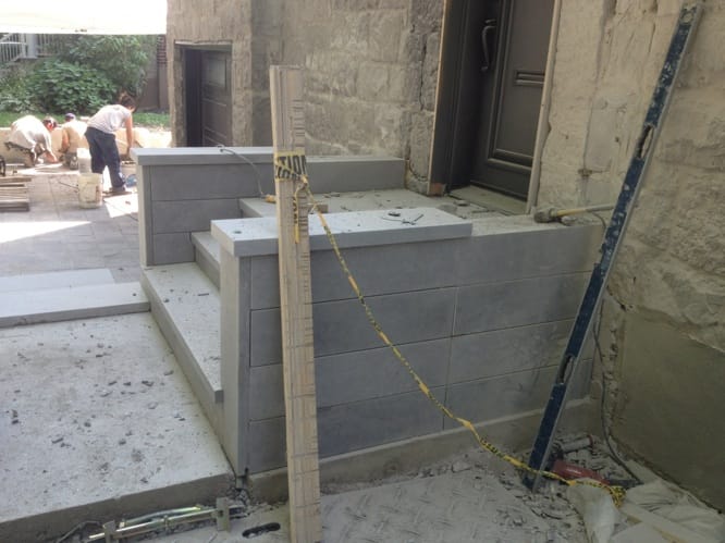 Espace extérieur aménagé Thornton Montréal