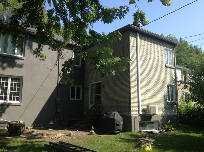 Restauration complète façade paysagement