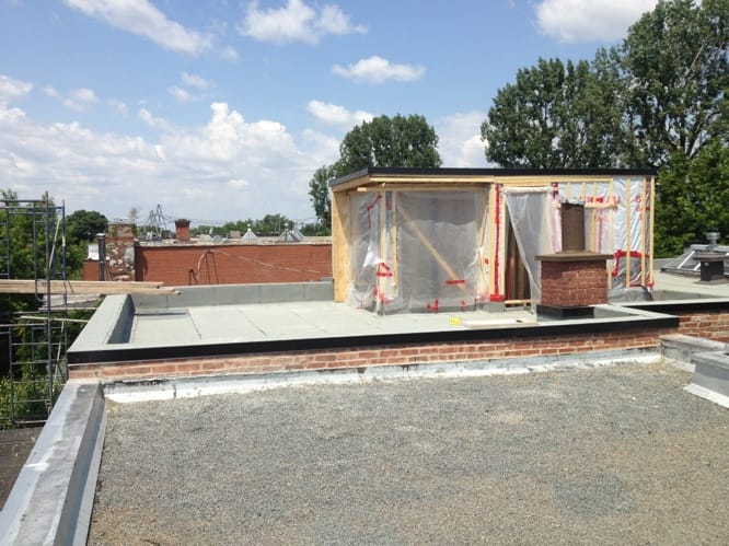 Fenêtres posées - Phase avancée rénovation triplex