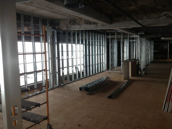 Dernier état du chantier restaurant Le Serpent