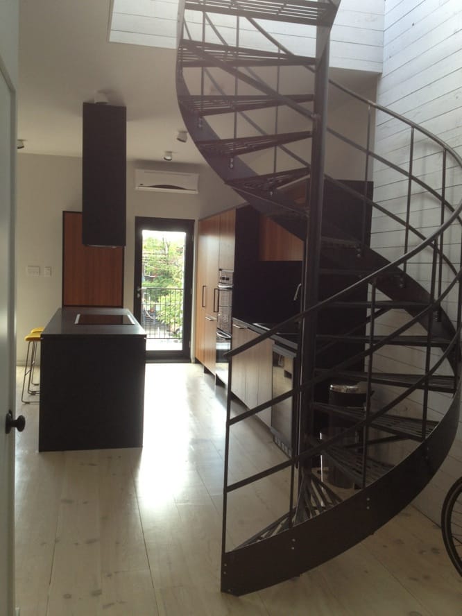 Mezzanine agrandissement triplex Plateau Mont-Royal rénovation