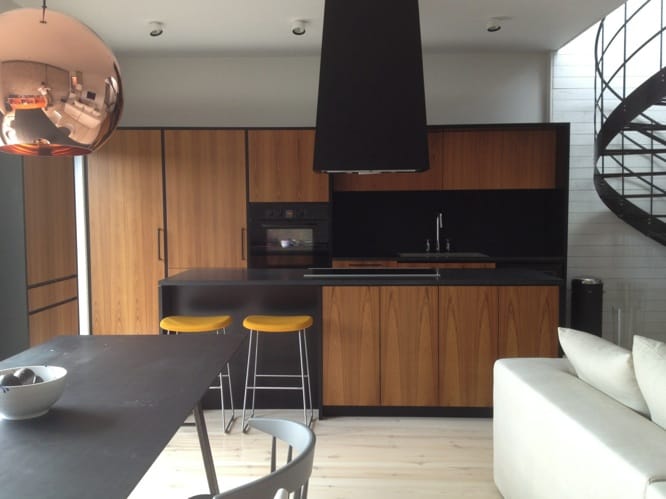 Vue générale triplex Plateau Mont-Royal rénovation agrandissement mezzanine