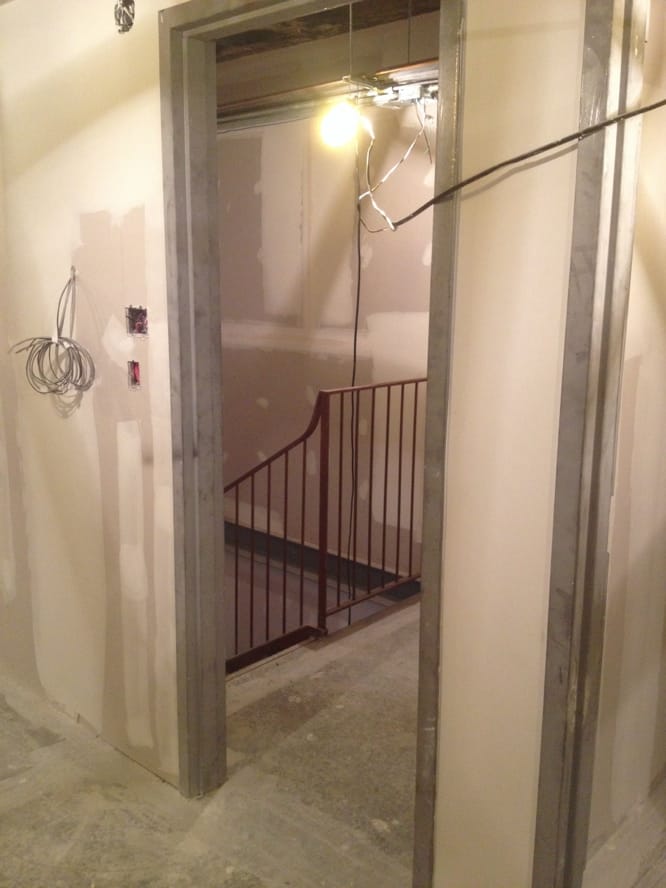 Préparation finitions design intérieur - Restaurant Montréal