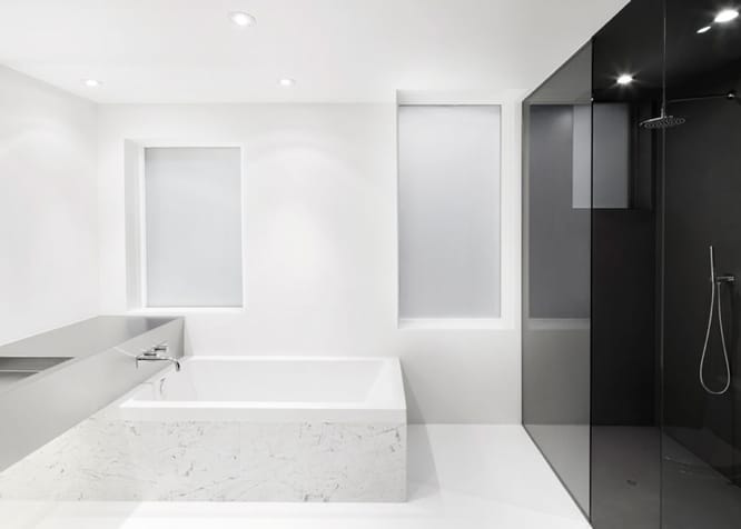 Vue d'ensemble de l'espace ouvert rénové